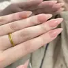 [Hecho a mano] Huan Huan Templo Ganlu Llevando Armadura Estilo Chino Degradado Arte de Uñas Puro Deseo Uña Lisa Color Nude para Uñas