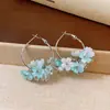 Qingtao Xi Ying Arete de Perla Estilo Coco Francés Aretes Diseño de Nicho Sentido de Diseño Aretes de Lujo Ligero Venta al por Mayor