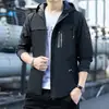 Gráfico de Promoção Principal Transfronteiriço Dados Tamanho Grande Masculino Outono e Inverno Jaqueta Nova Masculina com Capuz de Lã Casual Solta