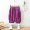 Shorts de Verão para Crianças Leves Novos Bloomers para Meninos e Meninas Calças Bolha da Moda Calças Estilo Coreano Calças Versáteis