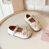 Zapatos de Cuero Rojos para Niñas 2026 Primavera y Otoño Nuevos Zapatos Infantiles Zapatos de Princesa para Niñas Suela Suave Casual Zapatos Individuales para Bebé