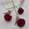 Salão de Casamento Crisântemo de Três Cabeças Teto Decoração Ping Pong para Fotografia Residencial e Externa, Arte Floral Artificial