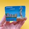Imanes de Refrigerador Chinos: Aldea Luohong, Beidaihe, Qinghai, Zhuhai, Fujian, Zhangzhou, Tuhou, Imanes de Arquitectura de Beijing