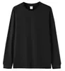 Sudaderas de Color Sólido con Cuello Redondo para Hombres y Mujeres, Camisetas de Manga Larga para Base