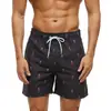 Calções de Praia Masculinos Transfronteiriços Estampados 3D Tamanho Grande Secagem Rápida Calções de Natação Série Frutas Flamingo Calções de Praia