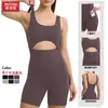 Traje de Fitness Ajustado de Una Pieza 2025 para Mujer con Diseño de Espalda Hueca, Atuendo para Danza, Pilates, Yoga con Almohadilla Integrada en el Pecho