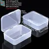 Ventas Directas de Fábrica Piezas Transparentes de PP Caja de Plástico Rectangular Cuadrada Caja con Tapa abatible Producto Caja de Almacenamiento de Empaque Universal