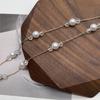 Cuentas de Vidrio al por Mayor en Stock, Cadenas de Cobre con Perlas, Aretes de Borla con Perlas Estilo Coreano, Collares, Colgantes y Accesorios para Ropa