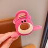 Presilha de Cabelo Infantil Menina Morango Urso Sanrio Grampo de Cabelo 2023 Novo Fofo Parte de Trás da Cabeça Presilha Tubarão