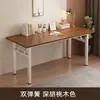 Escritorio de computadora, escritorio plegable, escritorio para oficina en casa, mesa pequeña rectangular para dormitorio, escritorio simple para estudio y oficina