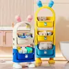 Novo Armário de Armazenamento de Lanches Desenho Animado Organizador de Armazenamento para Sala de Estar Carrinho Pequeno Prateleira de Armazenamento Multicamadas para Casa Armário de Brinquedos