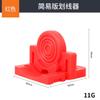Localizador de trazado para carpintería, herramienta manual para cortar madera, accesorios de medición, cinta métrica portátil ABS, bloque de posicionamiento vertical