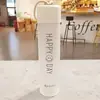 Vaso de Vidrio, Antiexplosión, Resistente a Altas Temperaturas, Vaso de Agua, Taza de Té Escarchada, Vaso con Cuerda, Vaso para Té, Regalo de Negocios, Vidrio Resistente al Calor
