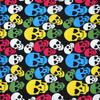 Suministro Directo de Fábrica Algodón Europeo y Americano Patrón de Calavera Bufanda Deportiva para Exterior Estilo Hip-Hop Hecho a Medida Venta al por Mayor Pañuelo Cuadrado de Cabeza de Fantasma