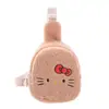 Bolso Cruzado de Hombro de Lana de Cordero Nuevo Otoño e Invierno Transfronterizo Gato Lindo Dibujo Animado Versátil Versión Coreana Ins Bolso de Pecho para Niños