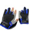 Guantes de pesca al aire libre al por mayor, con protección solar de tres dedos, antideslizantes, para pesca, de seda helada, para hombre.