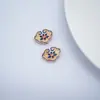 DIY Liga de Zinco Esmaltada com Pingente de Óleo Lótus Cloisonné com Nuvem Auspiciosa Lótus Costas Nuvem Espaçador de Três Vias Contas Acessórios Metal Esmaltado