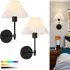 Luminária de Parede a Bateria Transfronteiriça Luminária de Parede Recarregável Luminária de Parede Interna Lâmpada LED Luminária de Parede RGB Sem Fio com Controle Remoto