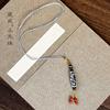 Collar con colgante de cuentas de ágata natural de Xizang, pulsera con colgante, estilo étnico de Xizang, cadena para clavícula, venta al por mayor especial de fábrica