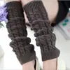 Meias de lã grossa multicoloridas para perna atacado versão coreana de meias felpudas outono e inverno cobertura de pé de malha meias de oito tranças