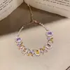 Pulsera Vintage con Broche de Gota de Agua de Circonita, Pulsera de Lujo Ligero de Gama Alta, Joyería de Moda Retro de Nicho para Mujeres