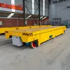 Manejo de Puerto Carga de 100 Toneladas Transporte Industrial Vagón de Rieles Control Remoto Riel Móvil Plataforma Plana Vehículo de Transferencia sobre Rieles