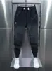 Jeans de mezclilla delgados de verano, pantalones ajustados skinny de color degradado de moda, pantalones casuales elásticos con puños, jeans para hombre