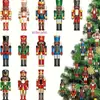 Cascanueces de Navidad Decoraciones de Navidad Adornos de Madera Artesanías de Madera Decoraciones para Fiestas Navideñas Adornos Colgantes