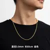 Cadena Trenzada Personalizada de 3 mm Cadena de Lanyard con Colgante Personalizado Hip-Hop de Moda para Hombre Cadena de Cuerda Trenzada