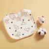 Babadores de Bebê Impermeáveis Gaze Toalha de Saliva Babador de Algodão Puro Babador de Saliva para Recém-Nascido Babador Pétala Anti-Vômito Primavera e Verão