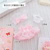 Ropa Solamente] Ropa de Muñeca Labubu 17cm Macaron Reconfortante Cara de Vinilo Ropa de Bebé de Repuesto Labubu