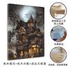 Temu Hermoso Escenario de Aquelarre de Brujas Pintura Colgante para Dormitorio Lienzo Inkjet Póster Retro Pintura Decorativa de Halloween