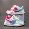 Tênis esportivos infantis 2025 novo primavera sola macia tênis casuais cano baixo sapatos infantis para meninos primavera e outono para crianças de porte médio e grande