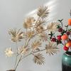 Materiais Florais para Véspera de Ano Novo Transfronteiriços, Eucalipto, Pequenas Frutas Vermelhas, Flores Artificiais Douradas para Festas de Natal e Ano Novo
