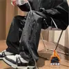 Pantalones de Carga Funcionales Impermeables Estilo Americano para Hombre Otoño e Invierno Nueva Moda Forrados de Polar Gruesos Holgados Rectos de Herramientas