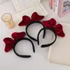 Orelha de Mickey com Laço 10cm Headband Parque de Diversões Headwear Âncora Popular Grampo de Cabelo Festival Festa Headband