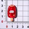 Acessórios de Resina de Sorvete Simulados, Decorações DIY de Cola de Creme, Brinquedos de Comida, Chaveiros, Estilos Mistos, Ímãs de Geladeira, Pequenos Enfeites Fofos