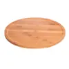 Bandeja Giratória Redonda de Carbono 30cm x 30cm x 2,5cm Bambu - Lyor