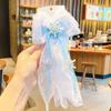 Ornamento de cabelo Frozen laço menina tou Super fadas presilha de carta infantil fofo flor de cabeça menina amor SA acessórios de cabelo