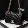 Bolso de Cadena g Lock con Bordado de Corazón Gran Capacidad Bolso Cruzado Otoño e Invierno Piel de Oveja Doble Solapa Estilo Chino Artístico Moda Versátil