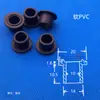 M10 Arruela Isolante de Nylon Parafuso Bucha Coluna Arruela de Transistor Caixa Plástica Côncavo e Convexo Tipo T Bucha Interna Bucha Escalonada