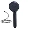 Chuveiro Black Warrior de cinco velocidades com turbo Chuveiro de celebridade da internet Chuveiro de mão Chuveiro de banho Lotus Conjunto de chuveiro de banho