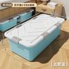 Caja de Almacenamiento Debajo de la Cama para Uso Doméstico, Organizador de Colchas, Caja Debajo de la Cama con Ruedas y Tapa, Caja de Almacenamiento de Ropa Extra Grande