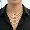 Joias de Comércio Exterior Colar de Aço Inoxidável Transfronteiriço Pingente de Cruz Pingente de Personalidade Colar de Pessoa da Moda Joias Banhadas a Ouro Luxo Leve