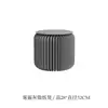 Taburete Redondo Plegable Pequeño Gris Niebla Creativo, Diseño Casual y Único para Uso en Casa, Diseño Invisible, Mueble Taburete para Asiento de Coche