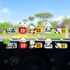 Ornamento de Carro Panda Paz e Alegria Decorações Internas para Console Central de Carro Elétrico Tela do Carro Ornaments de Cabeça Balançante
