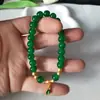 ¿Tienes suficiente pulsera de cuentas de bambú pulsera de jade Hetian pulsera vidriada moda Joker joyería para parejas regalo para novias