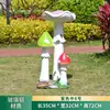 Escultura de Fibra de Vidrio de Hongo Artificial para Exteriores, Jardín, Patio, Guardería, Villa, Jardín, Lugar Pintoresco, Adornos de Decoración de Plantas