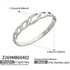 Pulsera con Cierre Geométrico Microincrustado de Circonita, Diseño de Nicho Estilo Ins Europeo y Americano, Acero Inoxidable Chapado en Oro de 18 Quilates, Pulsera de Moda
