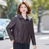 Moda Otoño e Invierno Nuevo Estilo Talla Grande Holgada para Persona de Mediana Edad 2026 Adelgazante Rejuvenecedor Elegante Versátil Chaqueta